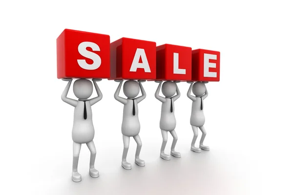 Sale blocks — Stock Photo, Image