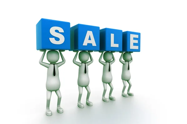 Sale blocks — Stock Photo, Image