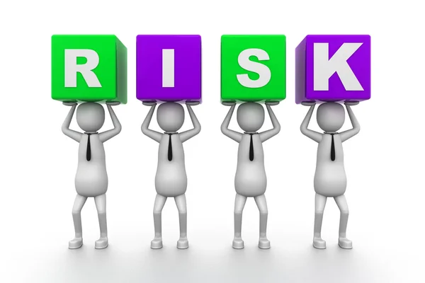 Risk Blocks — Stock Photo, Image