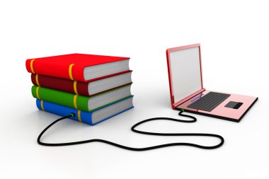 Internet library clipart