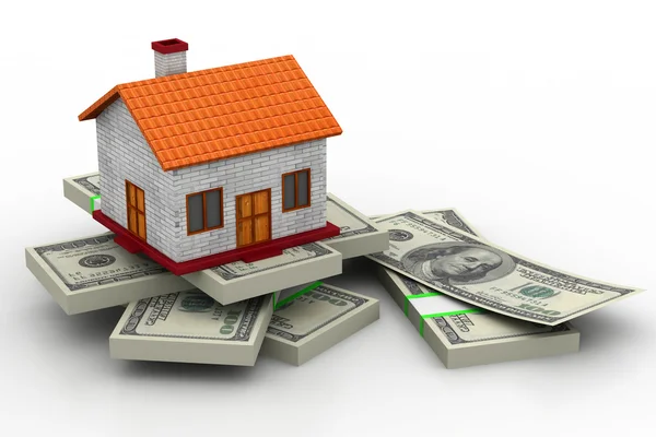 Kredyt hipoteczny dom — Zdjęcie stockowe