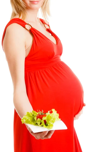 Krásná těhotná žena — Stock fotografie