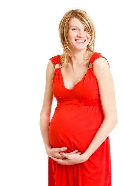 Güzel bir hamile kadın — Stok fotoğraf