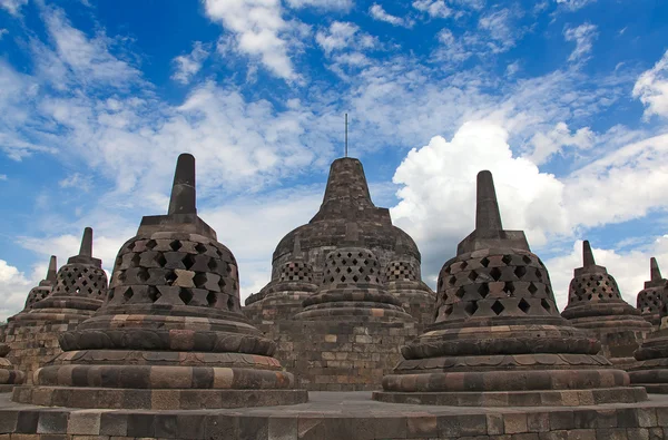 Templo de borobudur en indonesia — Foto de Stock