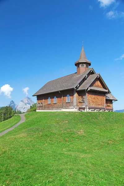 Small wooden church — Stock Photo, Image