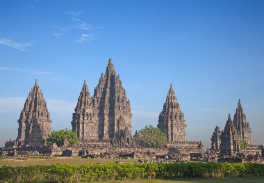 Hindu temple Prambanan clipart