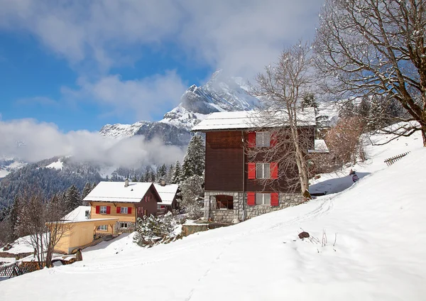 Invierno en los Alpes — Foto de Stock