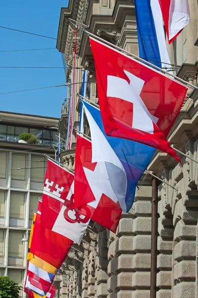 Swiss National Day in Zurich — Stock Photo, Image