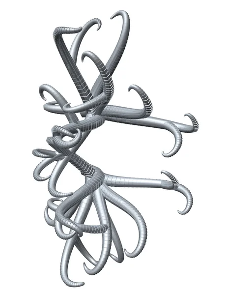 Metall tentakler — Stockfoto