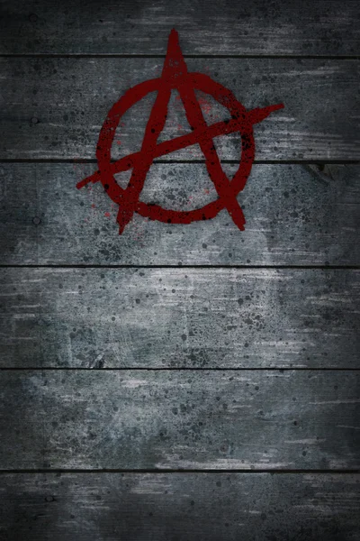 Símbolo anarquía — Foto de Stock