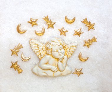 Noel meleği ve yıldız