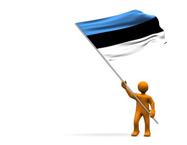 Fan Of Estonia clipart