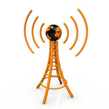 Wireless Lan Tower clipart
