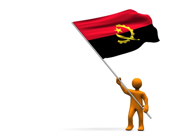Fan Of Angola — Stock Photo, Image