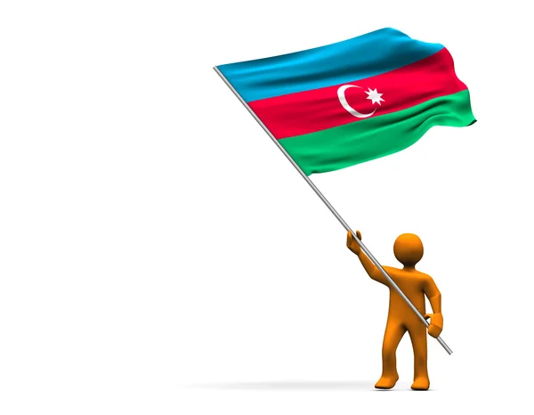 Bandiera dell'Azerbaigian — Foto Stock