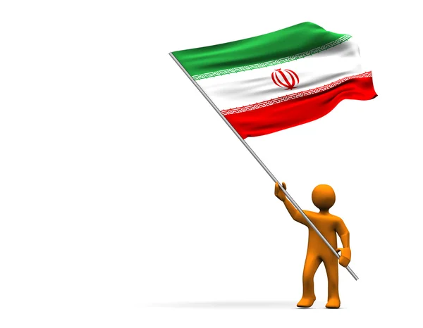 Fan von iran — Stockfoto