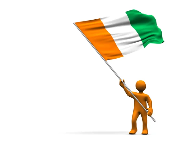 Fan av Irland — Stockfoto
