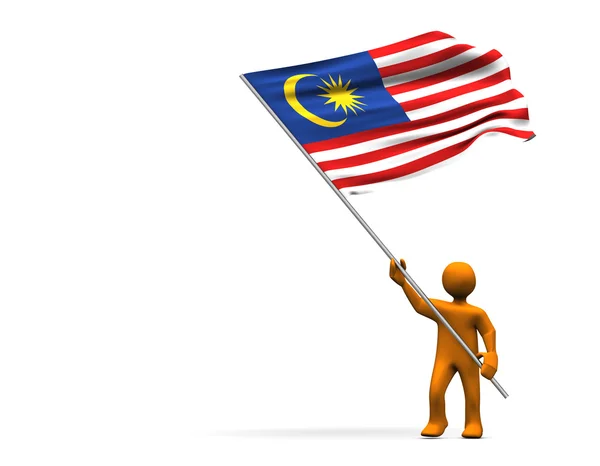 Fan von Malaysia — Stockfoto