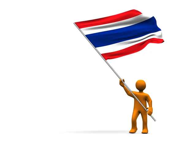 Flag Of Thailand — Stock Photo, Image