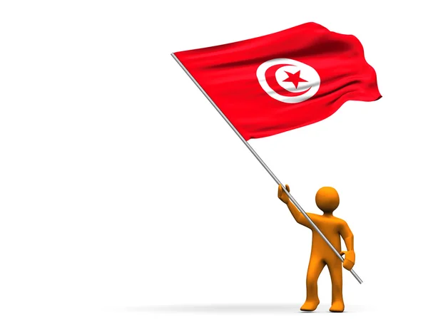 Tunisko ventilátor — Stock fotografie