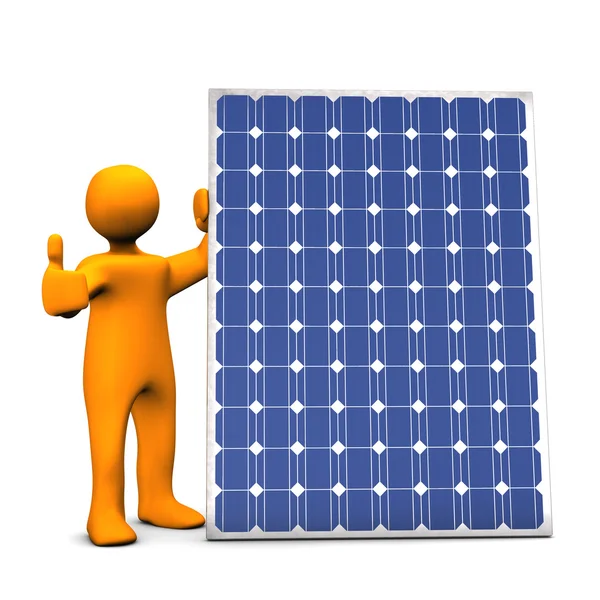 Photovoltaic Power Ok — Stock Photo, Image