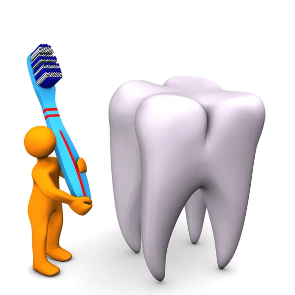 Clean Tooth — Stock Photo, Image