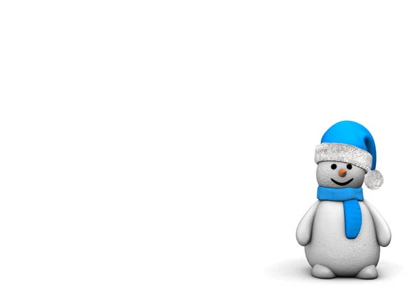 Santa boneco de neve — Fotografia de Stock