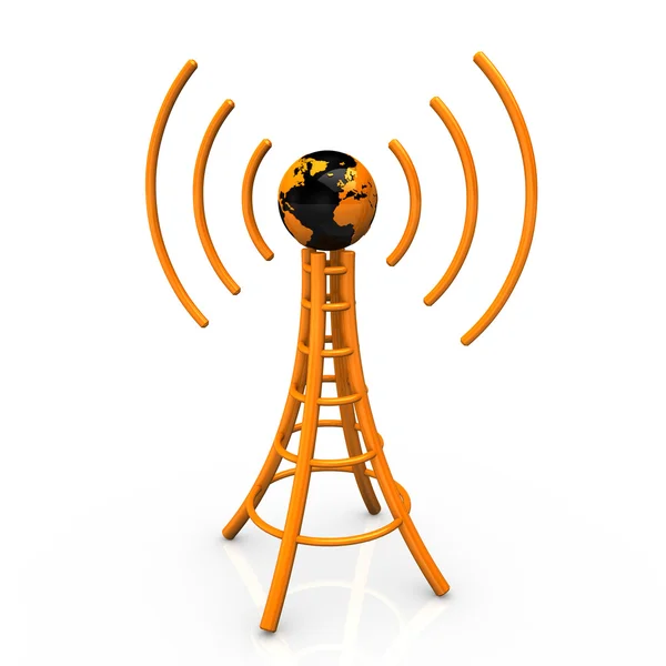 Wireless Lan Tower — Stock Photo, Image