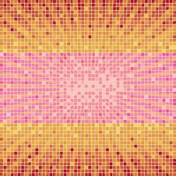 Matrix bakgrund knäckt orange — Stock vektor