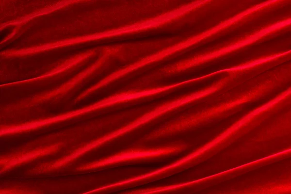 빨간 우 단 직물 — 스톡 사진