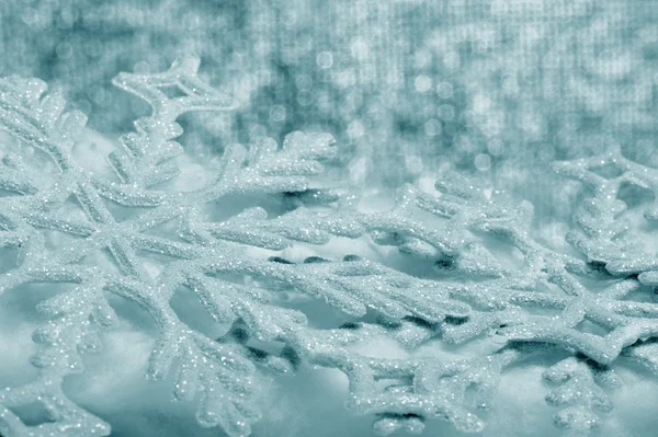 Floco de neve grande closeup — Fotografia de Stock