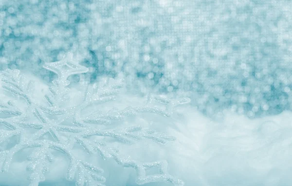 Floco de neve grande closeup — Fotografia de Stock