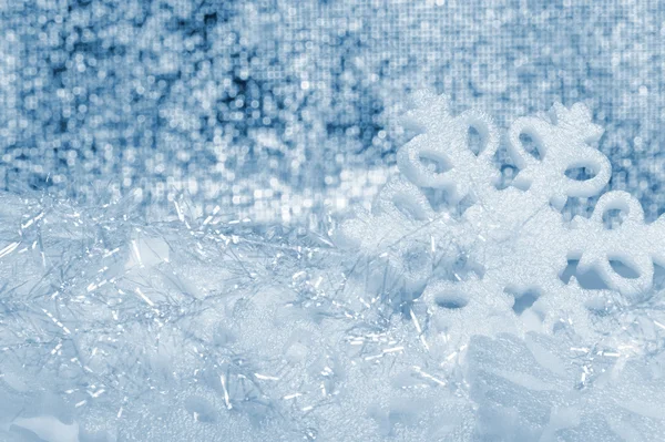 Schneeflocke große Nahaufnahme — Stockfoto