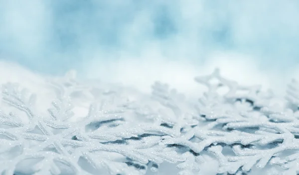 Snöflinga stor närbild — Stockfoto