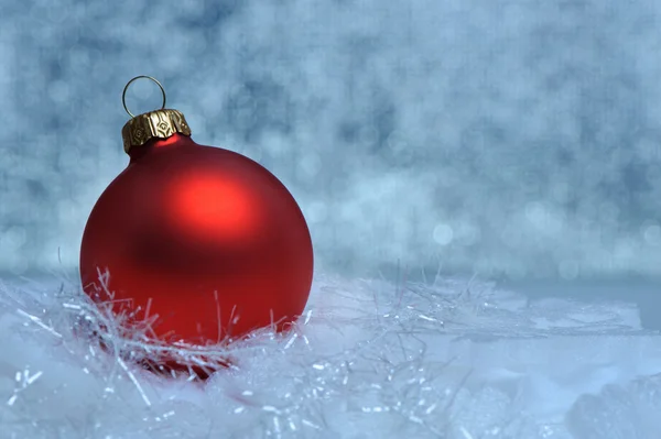 Christmas red sphere — Stock Photo, Image