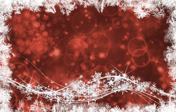 Háttér és világos villog és hópelyhek részecskék — Stock Fotó