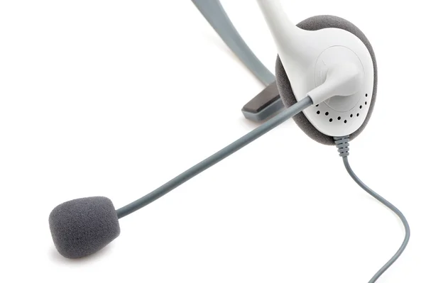 Sluchátka s mikrofonem — Stock fotografie