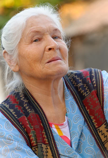 Portrait de la femme âgée — Photo