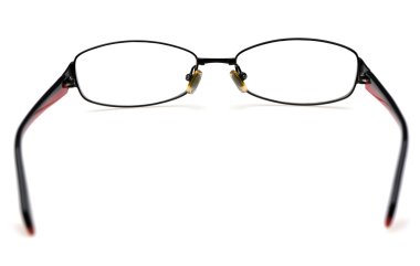 Eyeglasses the rear view clipart