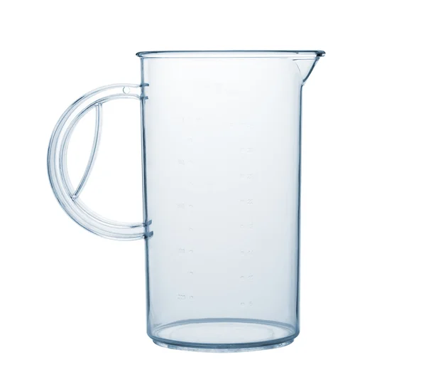 Measured transparent empty glass — Stock Photo, Image