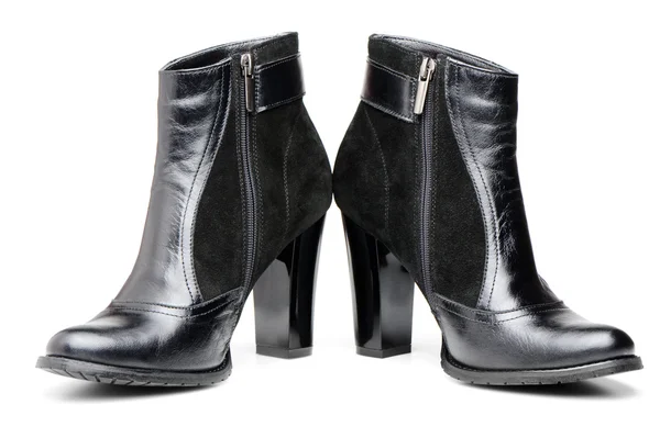 Female leather boots — Stock Photo, Image