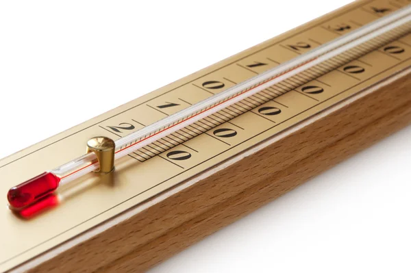 Термометр кімнати крупним планом — стокове фото