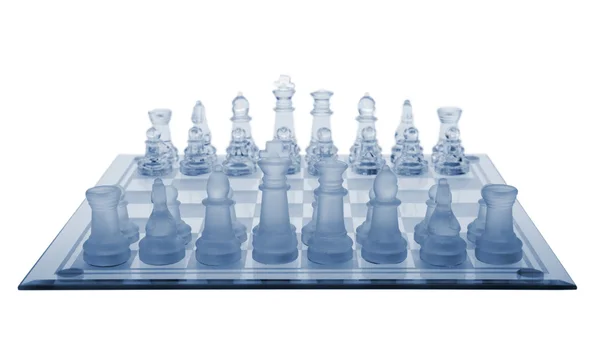 Σκάκι γυαλί — Φωτογραφία Αρχείου