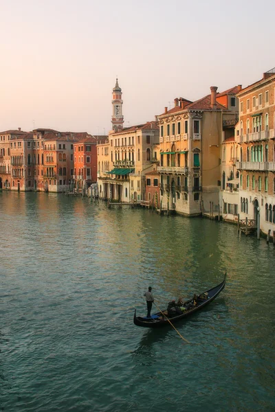 Wielki kanał w Wenecji, Włochy. — Zdjęcie stockowe