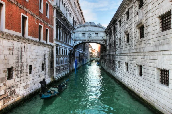 Benátský kanál. — Stock fotografie