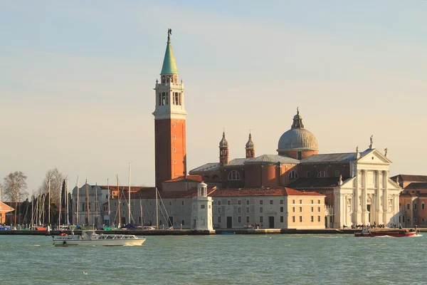 San giorgio maggiore iglesia en Venecia, Italia. — Foto de Stock