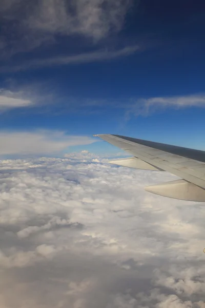 stock image Aerial view on clouds.