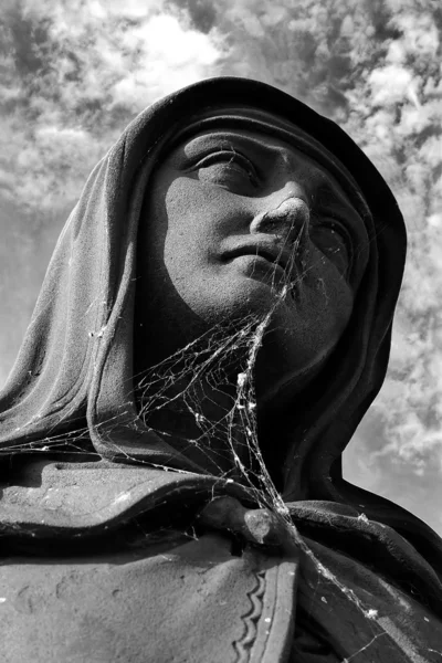 Sculpture on Charles Bridge. — Stock Photo, Image