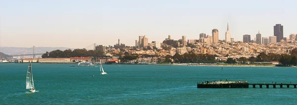 Bahía de San Francisco y centro . —  Fotos de Stock