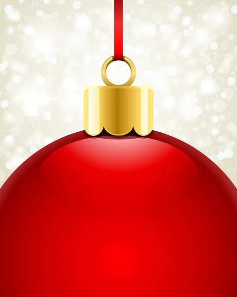 Palla di Natale — Vettoriale Stock